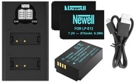 2X BATÉRIA NEWELL LP-E12 BATÉRIA PRE CANON EOS M50 100 + USB-C NABÍJAČKA