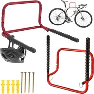 Nástenný vešiak na bicykle, SKLADACÍ, do 40 kg + 2 háčiky, vešiak na 2 bicykle Nástenný vešiak na bicykle, SKLADACÍ, do 40 kg + 2 háčiky, vešiak na 2 bicykle