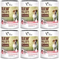 Raw Paleo Puppy Monoprotein Bravčové mäso 6 x 400 g Raw Paleo Puppy Monoprotein Bravčové mäso 6 x 400 g