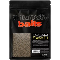 Munch Baits Cream Seed Grundbait Pellet 1 kg 6 mm