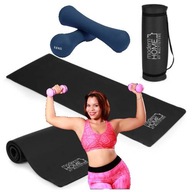 Penová podložka na fitness a jogové cvičenie + činky Penová podložka na fitness a jogové cvičenie + činky