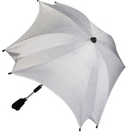 Dáždnik univerzálny do kočíka, látka MELANGE, UV filter, KOVOVÁ rukoväť Dáždnik univerzálny do kočíka, látka MELANGE, UV filter, KOVOVÁ rukoväť