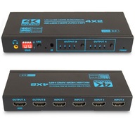 MATRIX HDMI 2.0 4x2 SWITCH 4K60HZ HDCP 2.2 HDR ARC MATRIX HDMI 2.0 4x2 SWITCH 4K60HZ HDCP 2.2 HDR ARC