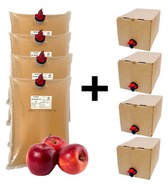 Jablkový džús 100% 4x 5l SET - 20l, z jabĺk, NFC Jablkový džús 100% 4x 5l SET - 20l, z jabĺk, NFC