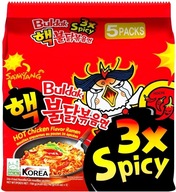 Samyang ramen polievky pikantné kuracie 5 x 140 g Samyang ramen polievky pikantné kuracie 5 x 140 g
