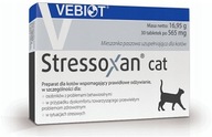 VEBIOT Stressoxan mačka 30 tabliet Na stres pre mačky