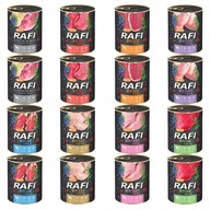 DOLINA NOTECI RAFI Mokré krmivo pre psov, mix príchutí, 16 x 800g