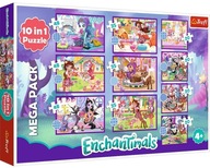 PUZZLE 10v1 ENCHANTIMALS MEGA PACK TREFL