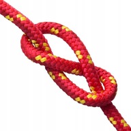Lano Pletené polypropylénové plachtárske lano ČERVENÉ 16mm 50m Lano Pletené polypropylénové plachtárske lano ČERVENÉ 16mm 50m
