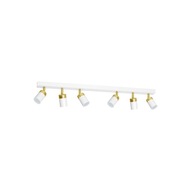 Milagro MLP6131 JOKER WHITE/GOLD stropné svietidlo 6x Milagro MLP6131 JOKER WHITE/GOLD stropné svietidlo 6x