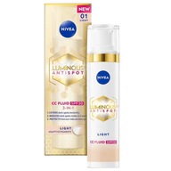 NIVEA Luminous630 CC krém proti zafarbeniu SPF30 01 Light 40ml NIVEA Luminous630 CC krém proti zafarbeniu SPF30 01 Light 40ml