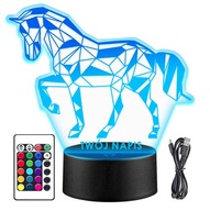 NOČNÁ LAMPA KOŇA Kôň Jazdecký 3D LED + DIAĽKOVÝ OVLÁDAČ darček Mikuláš na Vianoce NOČNÁ LAMPA KOŇA Kôň Jazdecký 3D LED + DIAĽKOVÝ OVLÁDAČ darček Mikuláš na Vianoce