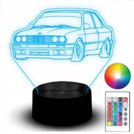 LED NOČNÁ LAMPA AUTO BMW E30 AUTODARČEK 3D