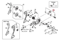 Adaptér zadnej prehadzovačky Shimano RD-M675/670/640SSW Adaptér zadnej prehadzovačky Shimano RD-M675/670/640SSW