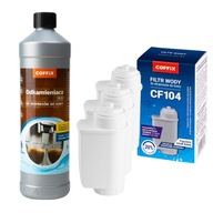 Odstraňovač vodného kameňa 1L + 3 filtre pre kávovary Bosch Odstraňovač vodného kameňa 1L + 3 filtre pre kávovary Bosch