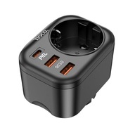 Nabíjačka Telefón Napájanie + Zásuvka 2x USB-C PD QC 3+ Thief