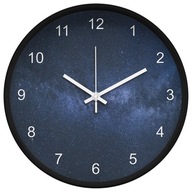 Moderné netikajúce nástenné hodiny Stars 25 cm Moderné netikajúce nástenné hodiny Stars 25 cm