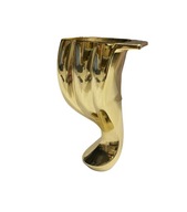 Noha Ludwik Glamour 14 cm zlatá zlatá nábytková noha