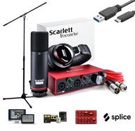 Focusrite Scarlett 2i2 Studio XXL + skladací stojan