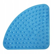 KÚPEĽŇOVÁ ROHOVÁ ROHOŽ MODRÁ PVC 54x55 cm KÚPEĽŇOVÁ ROHOVÁ ROHOŽ MODRÁ PVC 54x55 cm