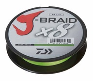 Daiwa J-Braid X8 0,16mm/300m chartreuse oplet Daiwa J-Braid X8 0,16mm/300m chartreuse oplet