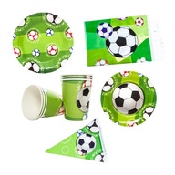 Papierové poháre s potlačou na chlapčenský futbal
