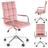 Otočná stolička GONZO 4 Pink Velour