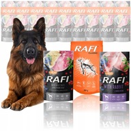 RAFI Mokré krmivo pre psov vrecúško 30x500g Mix príchutí