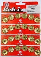 Patentky 7 GOLD 18mm 24st patentky KOH I NOOR 4533