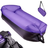 Nafukovacia sedačka Lazy Bag BEACH CAMPING Veľká FIALOVÁ Nafukovacia sedačka Lazy Bag BEACH CAMPING Veľká FIALOVÁ