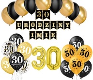 BALÓNY k narodeninám 30 ROKOV Tridsať + MENO BALÓNY k narodeninám 30 ROKOV Tridsať + MENO