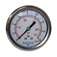 Glycerínový tlakomer 63 mm 16bar zadný Glycerínový tlakomer 63 mm 16bar zadný