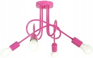 DETSKÉ RUŽOVÉ STROPNÉ LAMPA RUŽOVÝ POCHVOVÝ LUSTER PRE DIEVČATKO LED DETSKÉ RUŽOVÉ STROPNÉ LAMPA RUŽOVÝ POCHVOVÝ LUSTER PRE DIEVČATKO LED