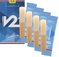 Bb Clarinet Reed 2,5 Vandoren V21 SET 4 C Bb Clarinet Reed 2,5 Vandoren V21 SET 4 C