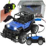 AUTO RC auto kovové LED svetlá Dobíjacie diaľkové ovládanie R/C