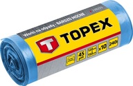 Vrecia na odpad 240L modré 45mic TOPEX 23B259 Vrecia na odpad 240L modré 45mic TOPEX 23B259