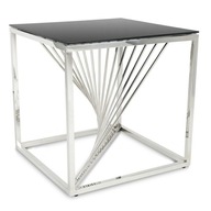 Konferenčný stolík Laine Silver Black 55 cm