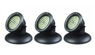 AQUA NOVA Podvodné lampy 3 ks + Twilight senzor