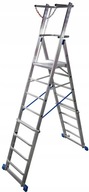 KRAUSE Stabilo teleskopický rebrík s plošinou 6-8