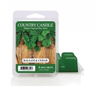 Vosk s vôňou Balsam & Cedar Country Candle