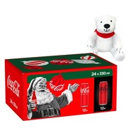Sýtený nápoj Coca-Cola Original x12 + Zero x12 MIX 24x 330ml + medvedík ZDARMA