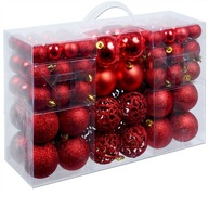 VIANOČNÉ GULE 6/4/3cm 100KS SET ČER VIANOČNÉ GULE 6/4/3cm 100KS SET ČER