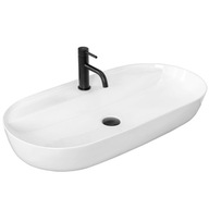 Keramické umývadlo na dosku Aura 80 cm Rea Keramické umývadlo na dosku Aura 80 cm Rea