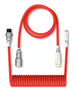 MATERIÁL VIACITÉHO KÁBLA VZDUCHU typ-c USB ČERVENÝ MATERIÁL VIACITÉHO KÁBLA VZDUCHU typ-c USB ČERVENÝ