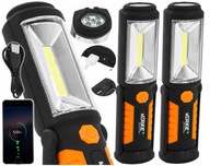 2x VÝKONNÁ LED COB DIELENSKÁ LAMPA HÁČKOVÝ MAGNET NABÍJACÍ USB 2x VÝKONNÁ LED COB DIELENSKÁ LAMPA HÁČKOVÝ MAGNET NABÍJACÍ USB