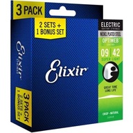 ELIXIR OptiWeb poniklované struny (09-42) 3bal ELIXIR OptiWeb poniklované struny (09-42) 3bal