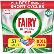 Fairy Platinum Plus všetko v jednom 100 ks (2 x 51 ks) CITRÓN