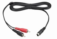 S-Video kábel na 2 x cinch THOMSON 2m S-Video kábel na 2 x cinch THOMSON 2m
