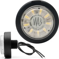 BIELE LED SVETLO LAMP 12/24V TIR WAŚ 673 BIELE LED SVETLO LAMP 12/24V TIR WAŚ 673