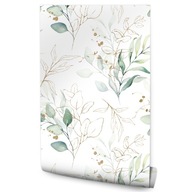 WATERCOLOR Tapeta Roll Listy Príroda Vetvičky 3D WATERCOLOR Tapeta Roll Listy Príroda Vetvičky 3D